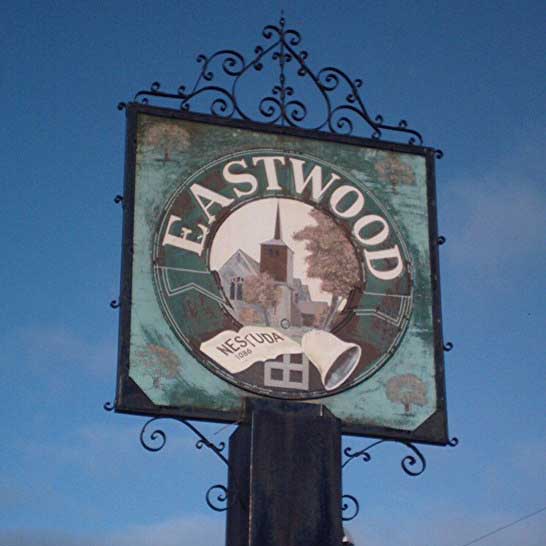 Eastwood_sign,_Rochford_Corner_-_geograph.org.uk_-_317097.jpg John Myers / Eastwood  sign, Rochford Corner